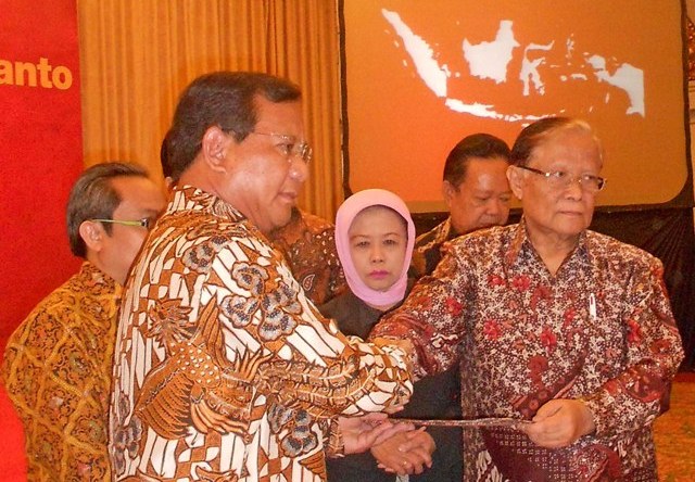 Prabowo Subianto jadi Capres Gerindra Didukung 300 Profesor